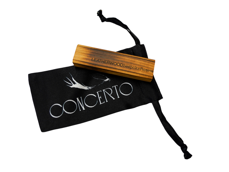CONCERTO - Pure Mulberry Silk Pouch – Leatherwood Bespoke Rosin CONCERTO - Pure Mulberry Silk Pouch – Leatherwood Bespoke Rosin